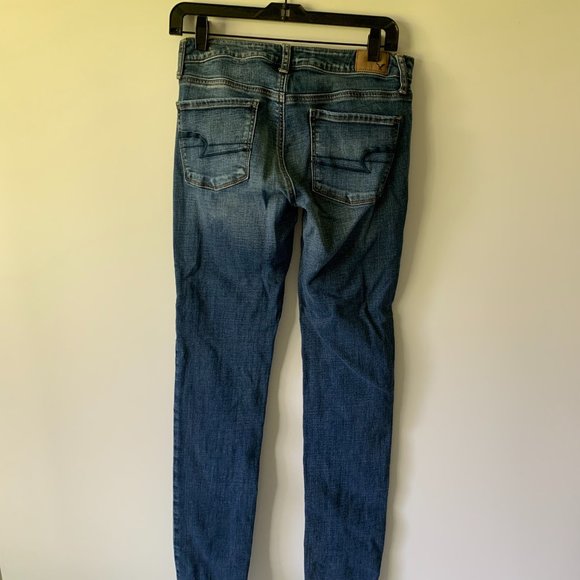 American Eagle Mid Rise Skinny Jeans - Picture 3 of 4